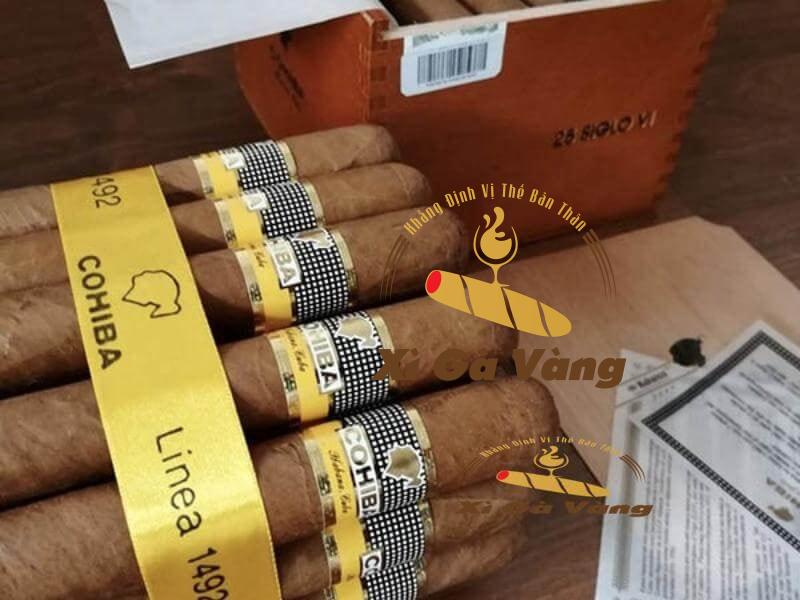 Xì gà Cohiba Siglo 6 vẻ ngoài thời thượng, vỏ bọc màu nâu sẫm quý tộc